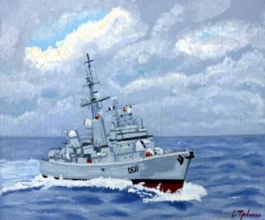 Voir le détail de cette oeuvre: fregate ASM duguay-trouin
